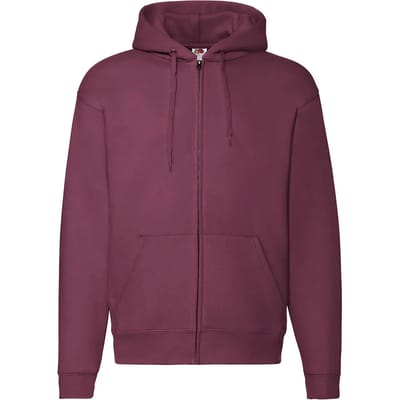 Hooded sweatshirt met rits Fruit of the Loom Premium