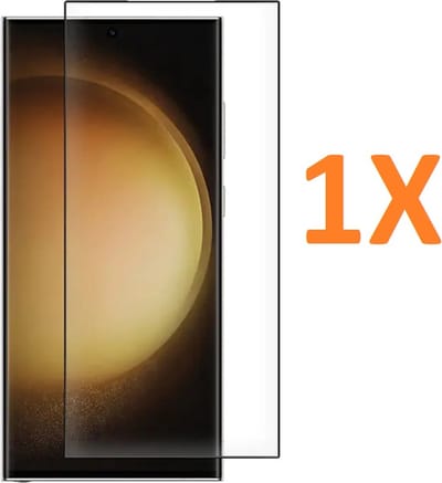 Volledige dekking Screenprotector Glas - Tempered Glass Screen Protector Geschikt voor: Samsung Galaxy S24 Ultra - 1x