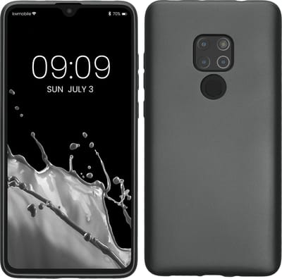 kwmobile telefoonhoesje geschikt voor Huawei Mate 20 - Hoesje voor smartphone - Back cover in metallic grijs