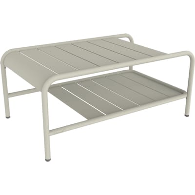 Fermob Lage tafel Luxembourg 90 x 55 cm - A5 leemgrijs