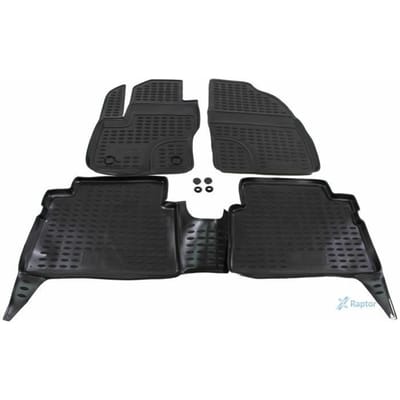 J&amp;J AUTOMOTIVE | Tapis De Sol En Caoutchouc 3D Exclusive Pour Ford Kuga 2008-2012 zwart