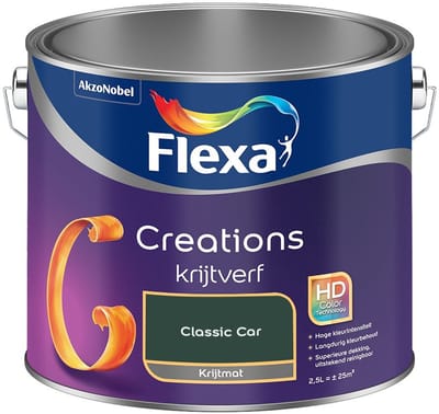 Flexa - Creations Muurverf Krijt - Classic Car - Mengverf - 2,5 L