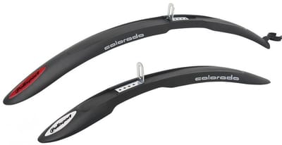 Polisport Colorado spatbordenset- 24/26 inch fietsen - Zwart