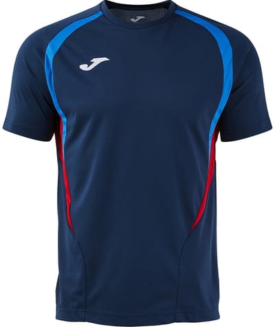 Joma Championship 20 Shirt Korte Mouw Heren - Marine / Royal / Rood | Maat: 3XL
