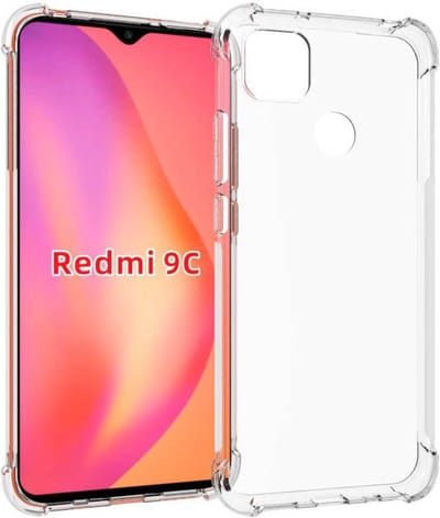 MobyDefend Hoesje - Geschikt voor Xiaomi Redmi 10A - Transparante Shockproof TPU Backcover - Verstevigde Hoeken - Volledig Doorzichtig