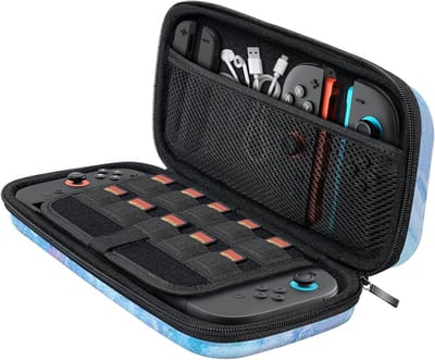 Draagtas voor Nintendo Switch 2 met ruimte voor 10 gamecartridges en accessoires, beschermende harde hoes voor onderweg en gaming avontuur