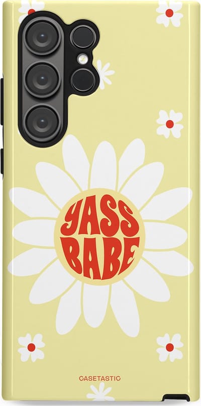 Casetastic Hoesje Geschikt voor Samsung S23 Ultra - Stijlvolle Beschermende Duo-layer Case - Yass babe