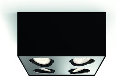Philips BOX special form black 4x4.5W SELV WGD