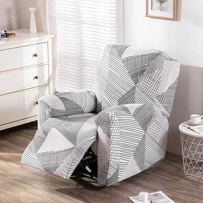 Rekbare Fauteuilbankhoes Antislip Zachte Bankhoes Lazyboy Wasbare Meubelbeschermer Met Elastische Bodem Voor Kinderen universal gray