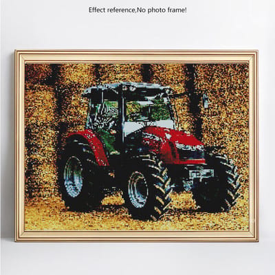 Diamant borduurwerk volledige weergave landschap diamant schilderij ronde stenen cartoon foto's 20X30