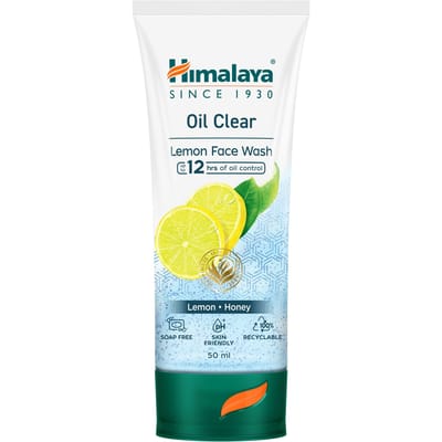 Himalaya Fresh Start Oil Clear Citroen Gezichtswas 50ml Verpakking Voor Olievrije Stralende Huid Dagelijkse Reiniging