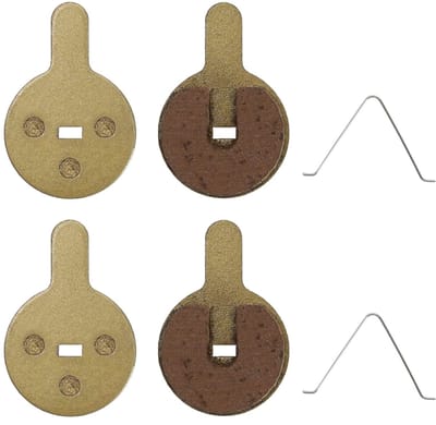 Dailygoods - Scooter Remblokjes - Hoogwaardige Remprestaties - Goud - Geschikt voor Kugoo G2 Pro - Versterkte Frictie - Duurzaam en Betrouwbaar