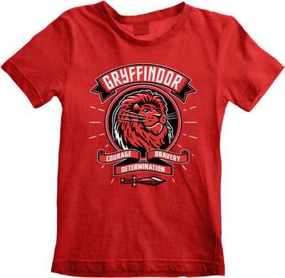 Harry Potter - Comic Style Gryffindor Kids Tshirt - Kids tm 6 jaar - Rood