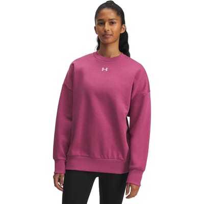 Under Armour Damen Sweatshirt Rival Fleece Os Crew 1386463 Red 659-XL