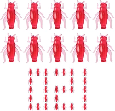 Zoetwater Kunstaas - Vis Aas Set - Vissen Vangen - Biomimetisch Ontwerp - 150 Stuks - Rood