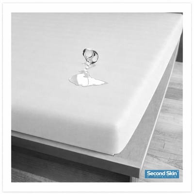 Second Skin - waterdichte - split matrasbeschermer - 200x210 - 1 split - waterdicht en ademend