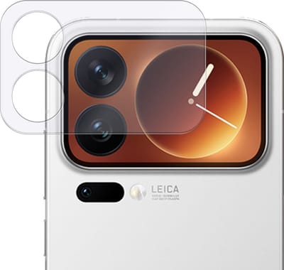 Rosso Camera Protector Geschikt voor Xiaomi 17 Pro Max - Lens Bescherming - Case Friendly - Ultra Dun Glas - Transparant