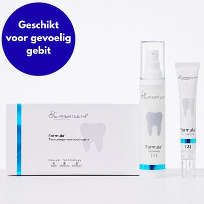 Experteeth® | Whitening + Remineralisatie & Tandvlees Onderhoud | Fluoride- & Peroxidevrij | Nano-Hydroxyapatiet | PAP+ Tandpasta | Goed Voor 3 Maanden Poetsen |