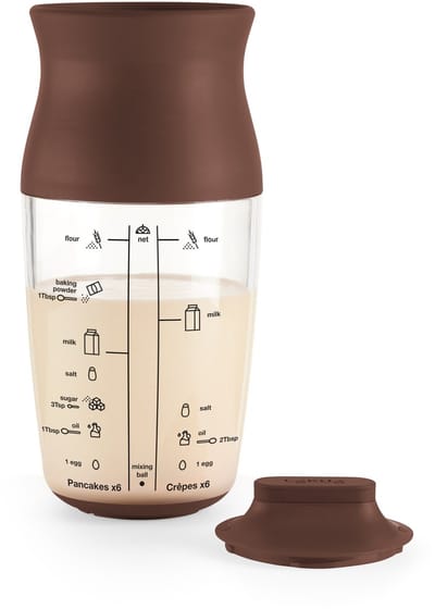 Lékué Beslagshaker - voor Pannenkoeken - Brown