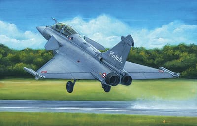 HobbyBoss Modelbouwpakket Militaire voertuigen - 80317 Dassault Rafale B - Franse Straaljager Plastic - 1:48 - Modelbouw