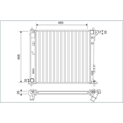 Radiateur VALEO 701140
