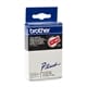 Brother TC-495 Gelamineerde standaard klevende labeltape wit op rood – breedte 9 mm
