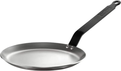 Pannenkoekenpan IJzer - Crêpepan Koekenpan - Lekker Bakken - Geschikt Voor Inductie - 28 cm - Zwart