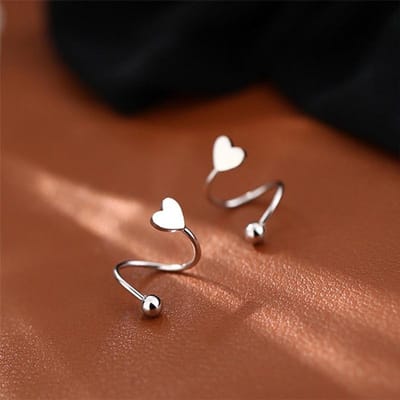 Anneau à lèvres torsadé en acier inoxydable, 2 pièces, Piercing de langue, cœur, étoile, oreille, Cartilage, Helix, boucle d'oreille, bijoux cadeaux stainless steel