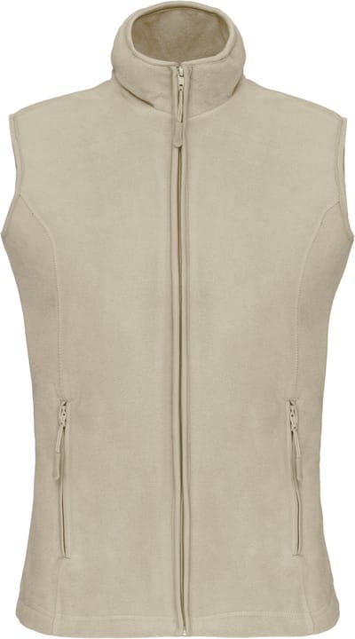 Kariban Bodywarmer van microfleece dames K906 - Beige - S