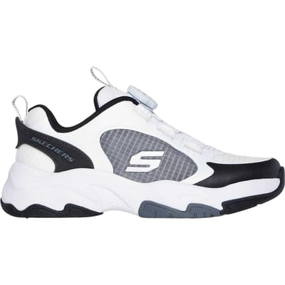 Skechers Retrotech-sportschoenen met contrasterende details voor kinderen (Wit, Zwart)