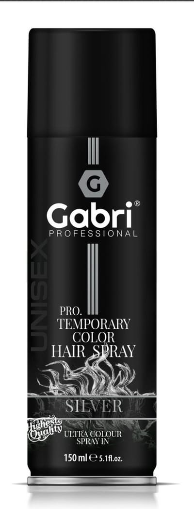 Gabri Hair Color Spray Silver 150ml