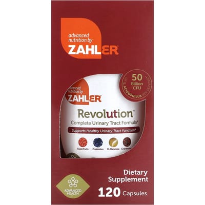 Zahler, Revolution, Formule Complète pour les Voies Urinaires, 120 Capsules Végétariennes