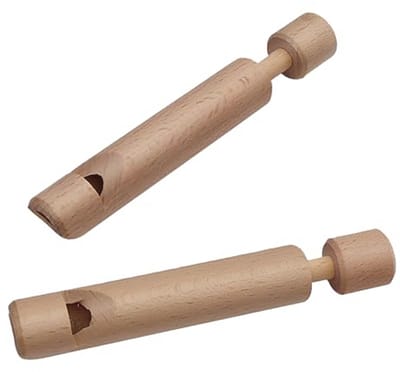 Bohue 2 Stuks Houten Schuiftangen Slide Fluitje Slide Fluitjes Creatieve Kinderen Fluitje Glad Oppervlak Draagbare Fluit Feestbenodigdheden Party Speelgoed Voor Kinderen