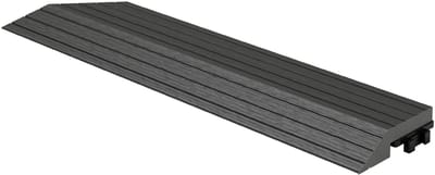 WPC randlijst 38x2x7,5 cm voor WPC vloertegel hoek links antraciet ML design