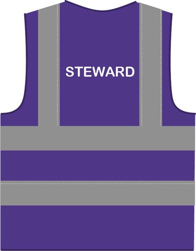 Steward hesje RWS paars