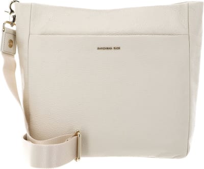 MANDARINA DUCK Leren Schoudertas Mellow Leather Crossover Bag Almond Crème
