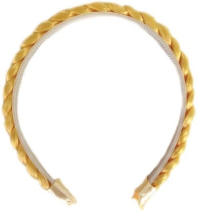 Haarband - gevlochten haar - blond