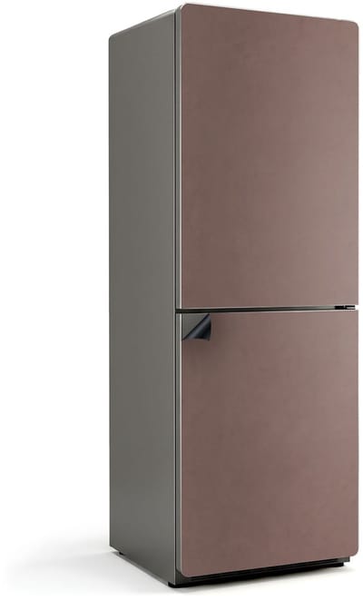 Wallfluent Magnetische Koelkastmat - Bruin Koelkast Magneet Sticker - 70 cm x 190 cm - Bruin Magnetische Koelkastmat - Decoratieve Koelkastfolie - Magneet Poster Voor Koelkast - Stijlvolle Koelkastfolie