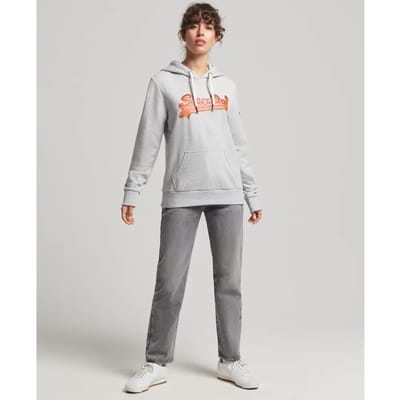 Dames sweatshirt met capuchon Superdry Vintage Logo Seasonal