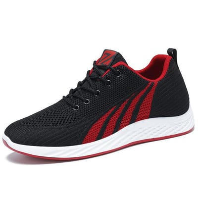Zomer Heren Casual Schoenen Lichtgewicht Sneaker Wit Grote Maat Outdoor Ademend Mesh Mode Sport Zwart Hardlopen Tennisschoenen 43 black