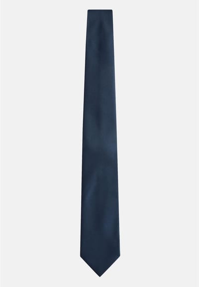 Next - Heren - groen - Standaard - Stropdas met textuur - Blauw