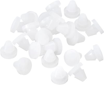 50 Stuks Siliconen Stoppen voor Montagegaten 6-7mm - Waterdicht en Transparant Buisafsluiters