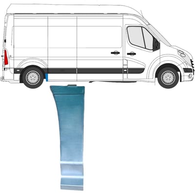 Reparatiepaneel achterspatbord voor Opel Movano 2010-2021 / Rechts