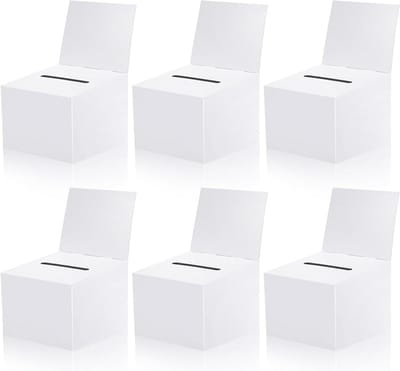 Muziek Boksen Machine - Loterij Doos - Fundraising Evenementen - Verwijderbare Header - 6.5 x 4.5 x 4.5 inch