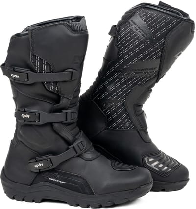 MOTOBLOUZ MotorLaarzen KRUGER EVO Mannen|leer Zwart 45 CE-gekeurd