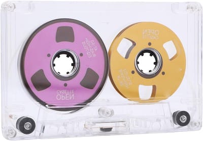 Opnamecassette - Muziek Tape - Muziek Opnemen - 50 Minuten Opname - Type I Tape - Transparant