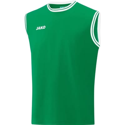 Jako Center 2.0 Basketbalshirt Heren - Wit / Sportgroen | Maat: S