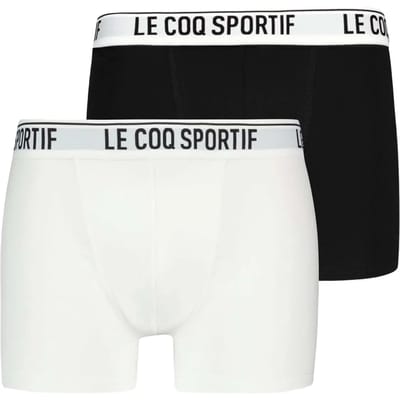 Le Coq Sportif Ess Ssvet Boxers 2 Eenheden Wit,Zwart 2XL Man
