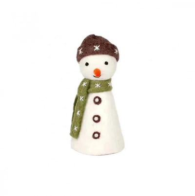 Sneeuwpop Donkerbruin - Handpop
