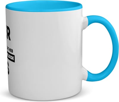 Akyol - bier, nu ik je aandacht heb je bent een geweldige zus koffiemok - theemok - blauw - Zus - de beste zus - verjaardagscadeau - verjaardag - cadeau - cadeautje voor zus - zus artikelen - kado - geschenk - gift - 350 ML inhoud